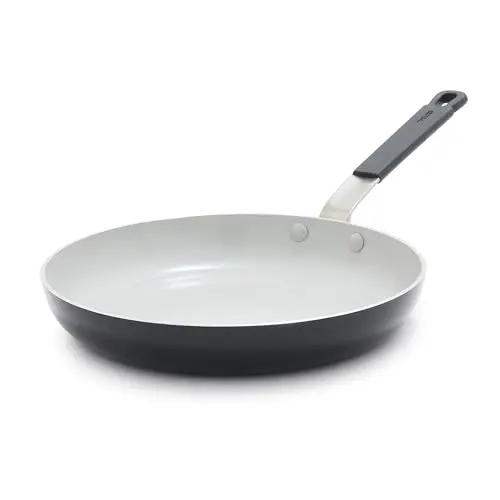 GreenPan Bobby Flay ceramic frying pan with silicone grip handle