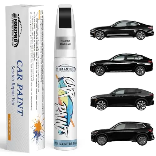 FIXEZPRO 668 Fluid Jet Black touch up paint for BMW