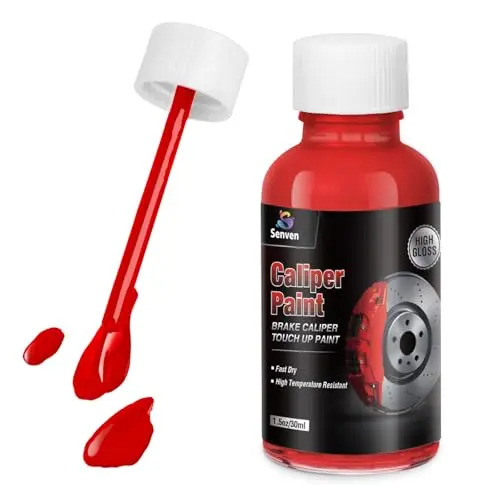 SENVEN red gloss brake caliper touch up paint bottle
