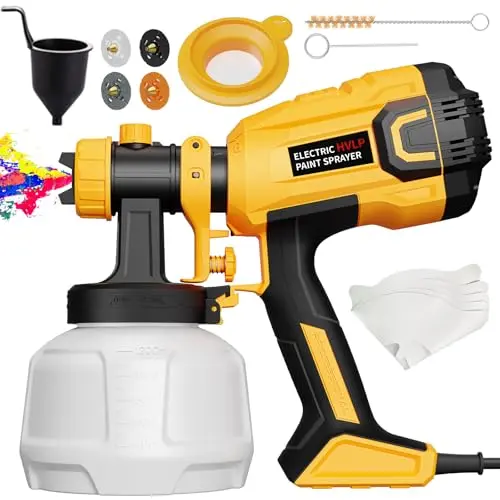 LIFOVE gold yellow paint sprayer with multiple nozzles