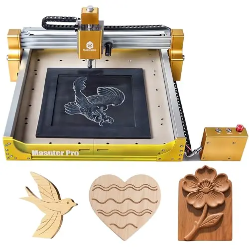 HoLivoCrt CNC 4080 Pro Router Machine with dust cover