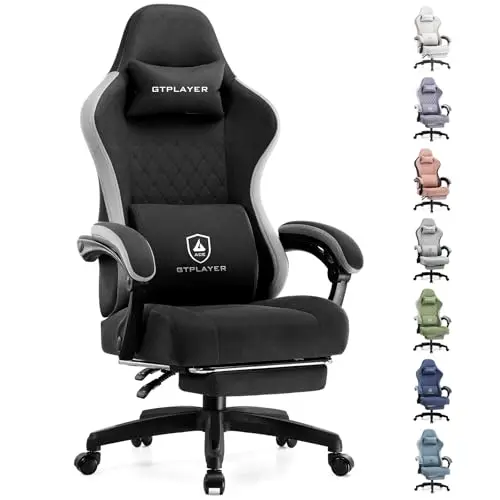 Spring Cushion, Linkage Armrests, Footrest