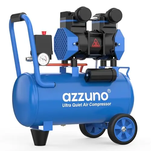 AZZUNO 8 gallon high pressure air compressor for spray painting