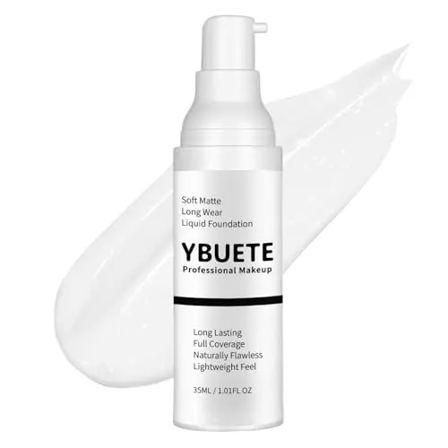YBUETE white liquid foundation for face makeup