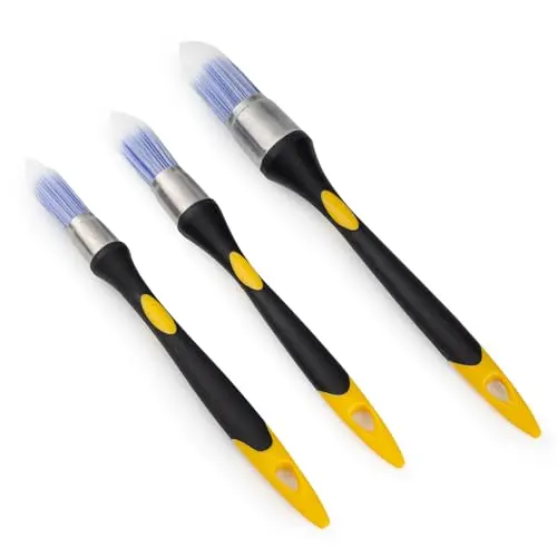 Mister Rui 3-piece small paint brush set for detailed trim work