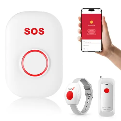Wi-Fi APP Control, No Monthly Fees, Rectangular Pager
