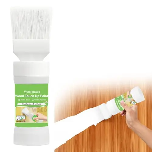MOSAMNI white touch-up paint with gloss finish for wood surfaces