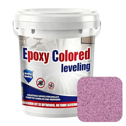 Generic epoxy floor paint with marble effect