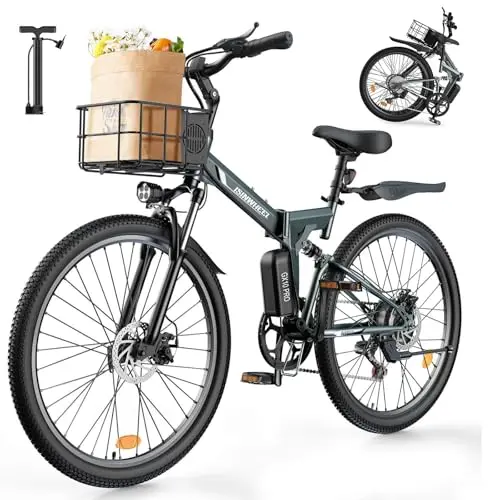 500W, Full Suspension, Foldable, Mountain Style