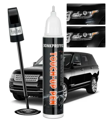 Donkpreffic black car scratch repair paint with dual tips