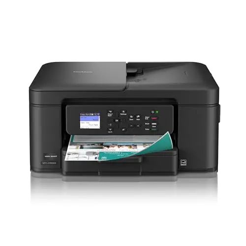 Brother Work Smart 1360 wireless color inkjet printer with high-resolution display