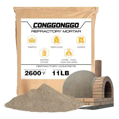 CongGongGo refractory mortar for fireplace and fire pit repair