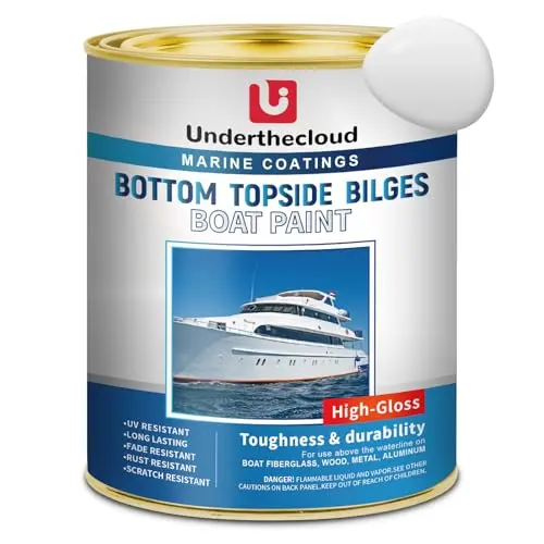 UNDERTHECLOUD Boat Paint in white