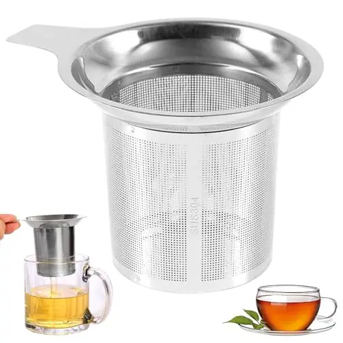 Simple stainless infuser with heat-proof handles