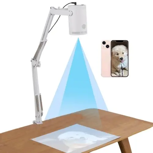 RTSTEC wireless art projector with adjustable stand