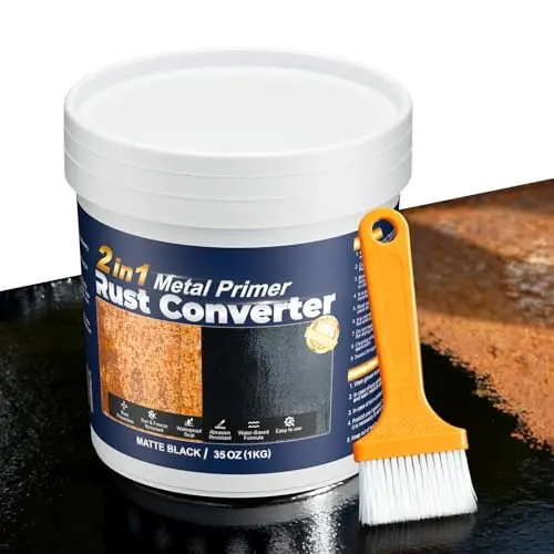 xiufudaw 2-in-1 rust converter and metal primer