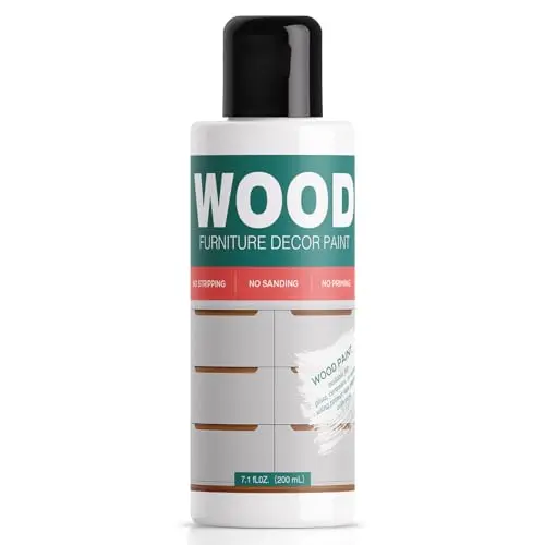 Qoddxx white wood furniture paint in matte finish