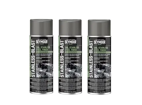 Stainless-Blast 316L Stainless Steel Spray Paint with satin finish