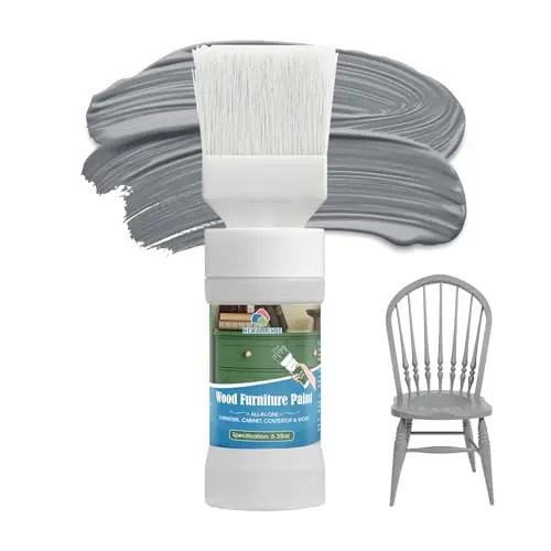 NEWALLENCE furniture paint bottle in lunar gray color