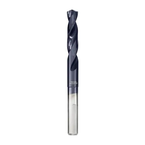 Meccion 17/32 inch cobalt drill bit with titanium aluminum nitride coating