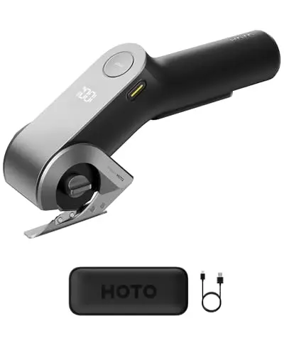 HOTO EdgeFlow cordless electric scissors with LED display