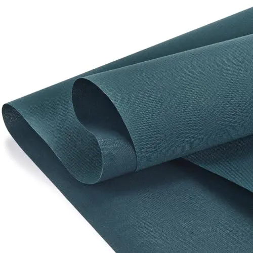 TeeLiy forest green nylon fabric without waterproof coating