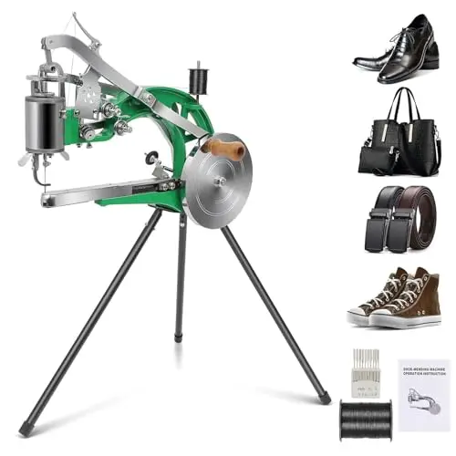 FAHKNS green manual leather stitching machine for shoes and bags
