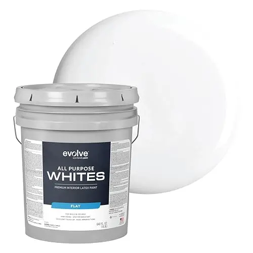 EVOLVE All Purpose Whites latex flat interior paint